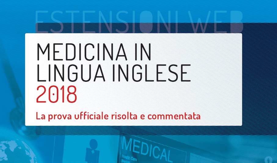 Test Medicina Inglese Scarica La Prova Ufficiale 2018