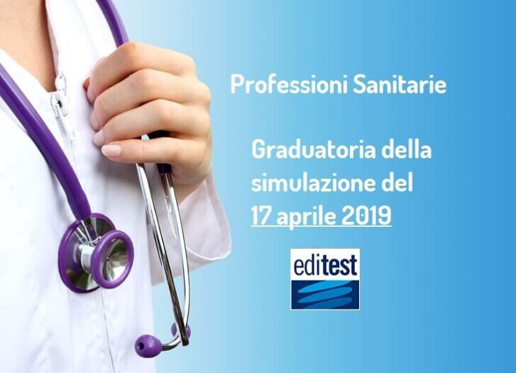 seconda graduatoria simulazione test professioni sanitarie 2019
