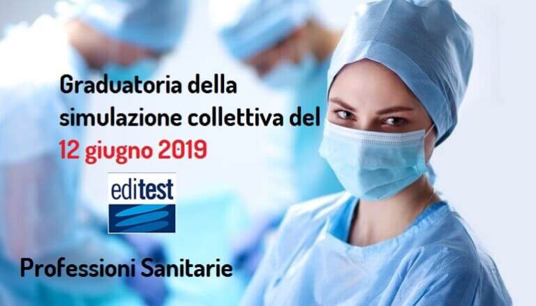 Decima graduatoria simulazione Test Professioni Sanitarie