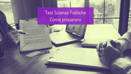 test scienze politiche