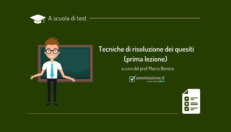 test di ammissione 2021