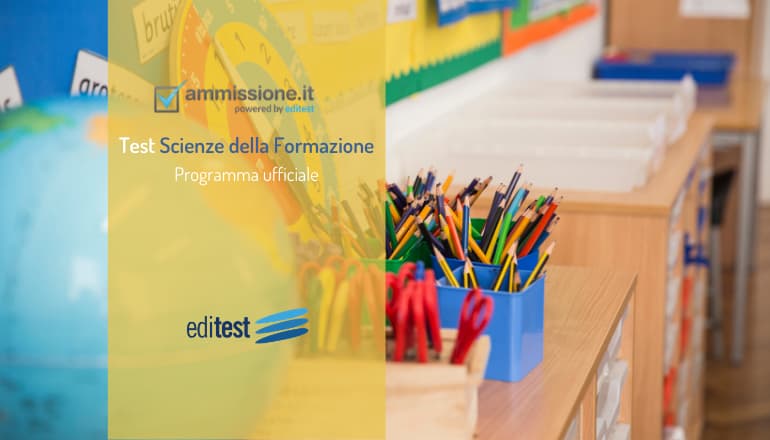 Programma Test Scienze Formazione Primaria 2020