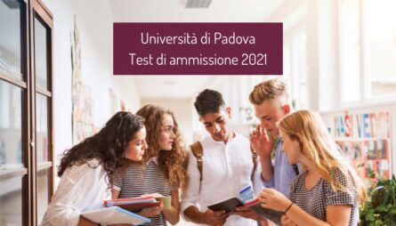 test ammissione università padova 2021