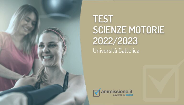 Test Scienze Motorie Cattolica 2021: come prepararsi
