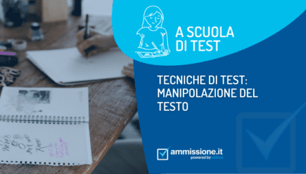 tecniche test ammissione 2022