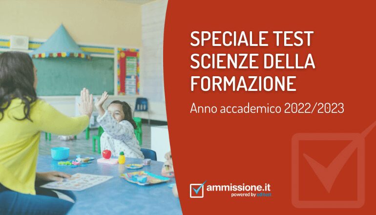 Scienze Della Formazione Primaria Lecce Test 2024 Test Scienze della Formazione Primaria 2022/2023