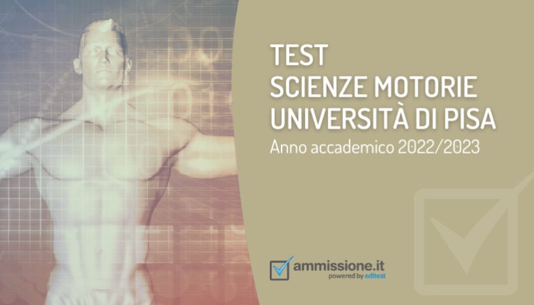 Test di ammissione ai corsi di laurea in Scienze Motorie