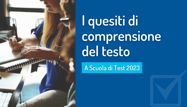 Comprensione del testo nei quesiti dei test di ammissione
