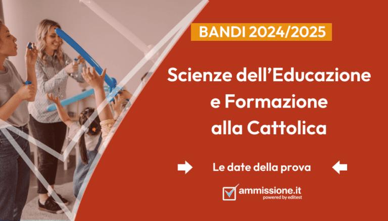 Test Ammissione Scienze Della Formazione Primaria Cattolica Milano