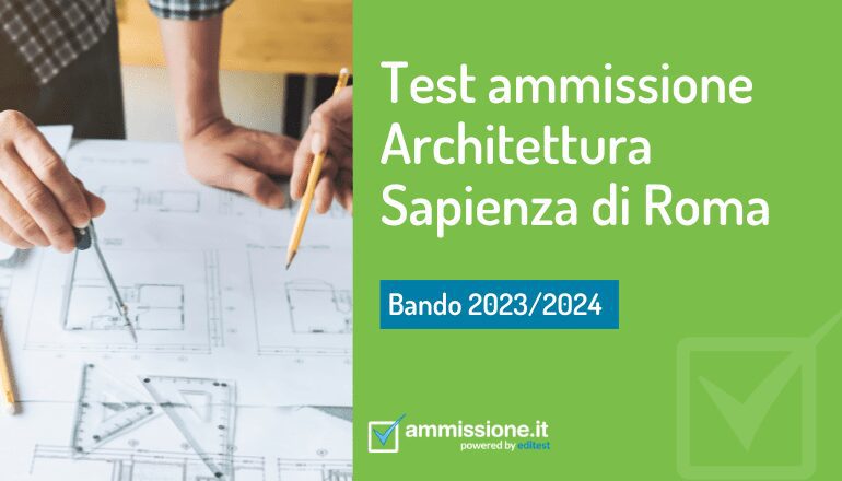 Test Architettura Unina: bando per il 2023/2024 alla Federico II