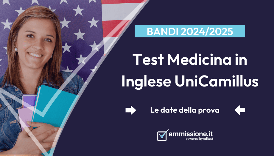 Test Medicina Inglese UniCamillus 2024: bando ufficiale