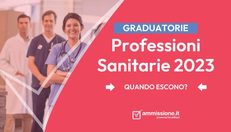 Test di ammissione ai corsi di laurea delle Professioni Sanitarie