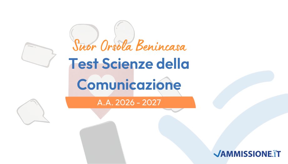Test Scienze della Comunicazione Suor Orsola Benincasa
