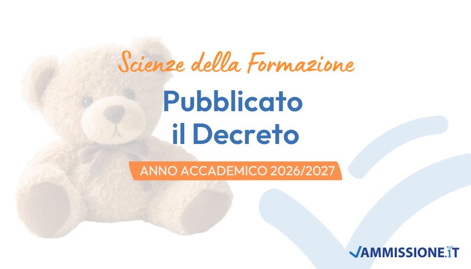 Decreto Test Scienze della Formazione 2026