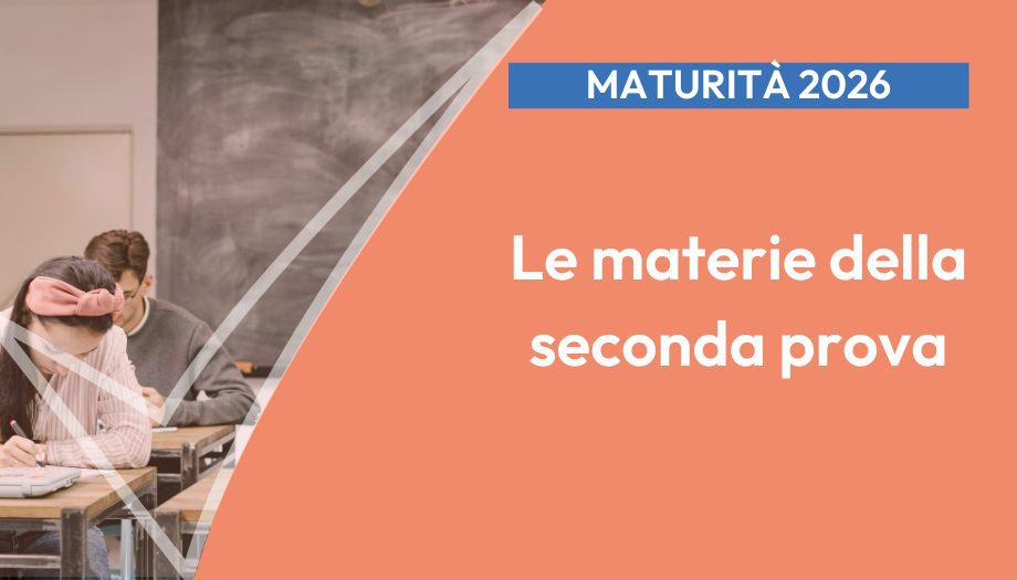 Materie seconda prova maturità 2026