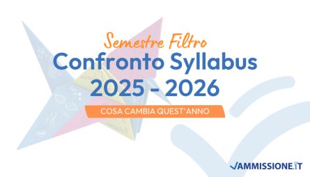 Differenze Syllabus Semestre Filtro